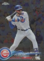 2018 Topps Chrome #50 Kris Bryant Batting Baseball Card