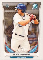 2014 Bowman Draft Picks #CDP59 Alex Verdugo Chrome Baseball Card