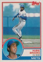 1983 Topps #134 Hubie Brooks Baseball Card