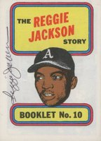 1970 Topps Story Booklet #10 Reggie Jackson Baseball Card