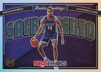 2022 Panini NBA Hoops Rookie Greetings #4 Keegan Murray Holo Basketball Card