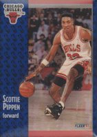 1991 Fleer #33 Scottie Pippen 3-D Wrapper Redemption Basketball Card