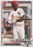 2021 Bowman Paper Prospects #BP146 Jordan Walker Baseball Card