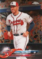 2018 Topps Chrome Update #HMT61 Freddie Freeman Baseball Card