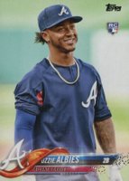 2018 Topps #276 Ozzie Albies Gold Chain Baseball Card