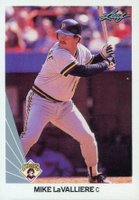 1990 Leaf #32 Mike LaValliere Baseball Card