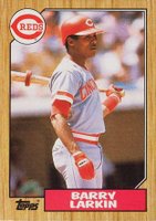 1987 Topps #648 Barry Larkin Baseball Card