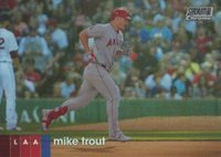 2020 Stadium Club Chrome #1 Mike Trout Refractor Baseball Card