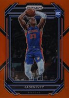 2022 Panini Prizm #256 Jaden Ivey Orange Prizm Basketball Card