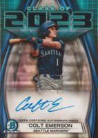2023 Bowman Draft Class of 2023 Autograph #23ACE Colt Emerson Baseball Card
