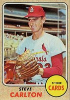 1968 Topps #408 Steve Carlton Baseball Card