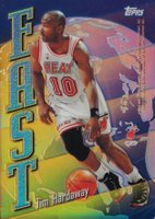 1998 Topps East-West #EW3 Hardaway/Stockton Refractor Basketball Card