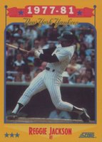 1988 Score Glossy #502 Reggie Jackson Baseball Card