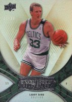 2008 Upper Deck Exquisite Collection Player Box #PB-LB Larry Bird Basketball Card