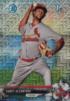 2017 Bowman Mega Box Chrome Prospects #BCP43 Sandy Alcantara Baseball Card