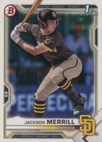 2021 Bowman Draft #BD119 Jackson Merrill Baseball Card