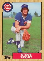 1987 Topps Tiffany #750 Steve Trout Baseball Card