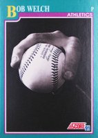 1991 Score #568 Bob Welch Baseball Card