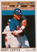 1992 O-Pee-Chee Premier #29 Gary Carter Baseball Card