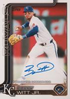 2025 Topps #100 Bobby Witt Jr. Autograph Baseball Card