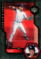 1999 Upper Deck View to a Thrill #V19 Derek Jeter Baseball Card