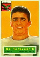 1956 Topps #16 Harold Giancanelli Football Card