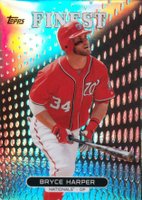 2013 Finest #100 Bryce Harper Refractor Baseball Card