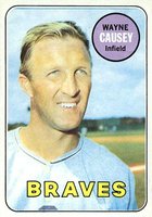 1969 Topps #33 Wayne Causey Baseball Card