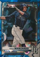 2021 Bowman Draft Chrome Sapphire Edition #BDC191 Kyle Manzardo Baseball Card
