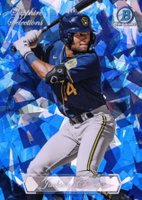 2023 Bowman Chrome Sapphire Edition Sapphire Selections #BSS3 Jackson Chourio Baseball Card