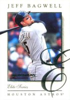 1997 Donruss Elite Inserts #8 Jeff Bagwell Baseball Card