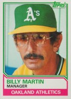 1983 Topps #156 Billy Martin Baseball Card