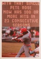 1986 Topps Pete Rose Set #120 Pete Rose Scoreboard Baseball Card