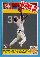 2018 Topps Throwback Thursday #248 Ronald Acuna Jr. Baseball Card