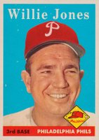 1958 Topps #181 Willie Jones Baseball Card