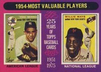 1975 Topps #192 1954 MVP's Baseball Card