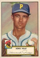 1952 Topps #63b Howie Pollet Black Back Baseball Card