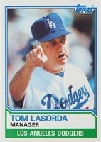 1983 Topps #306 Tom Lasorda Baseball Card