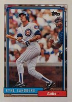 1992 Topps #110 Ryne Sandberg Baseball Card