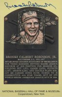 1999 Hall of Fame Autographs # Brooks Robinson Yellow HOF Plaque Baseball Card