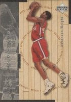 1998 Upper Deck Hardcourt Jordan Holding Court #J12 Lorenzen Wright/Michael Jordan Silver Basketball Card