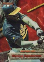 1994 Bowman's Best  #4 Rickey Henderson Red Refractor Baseball Card