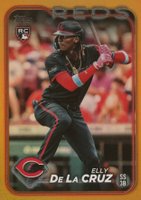 2024 Topps #141 Elly de La Cruz Gold Foil Baseball Card