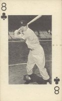 1962 Pittsburgh Exhibits # Mickey Mantle 8 of Clubs Baseball Card