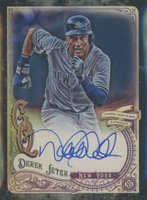 2017 Topps Gypsy Queen Autographs #DJ Derek Jeter Black Baseball Card