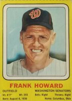 1970 Transogram Hand Cut # Frank Howard Baseball Card