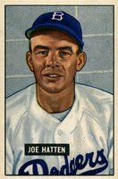 1951 Bowman #190 Joe Hatten Baseball Card