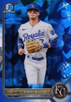 2022 Bowman Sapphire Edition Chrome Prospects #BCP146 Bobby Witt Jr. Baseball Card