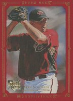 2008 Upper Deck Masterpieces #5 Max Scherzer Framed Red Baseball Card