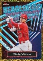 2023 Topps Finest Finest Headliners #FH1 Shohei Ohtani Gold Mini-Diamond Baseball Card